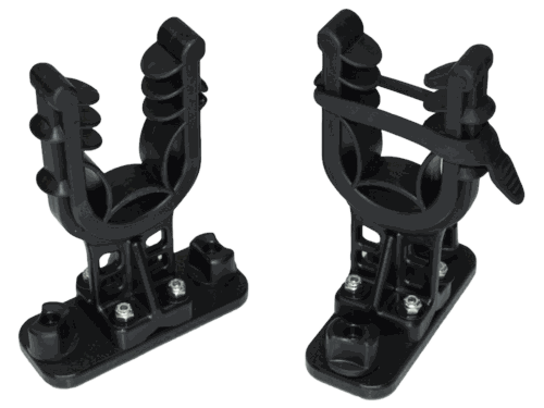 Gun and bow mounts for NuCanoe