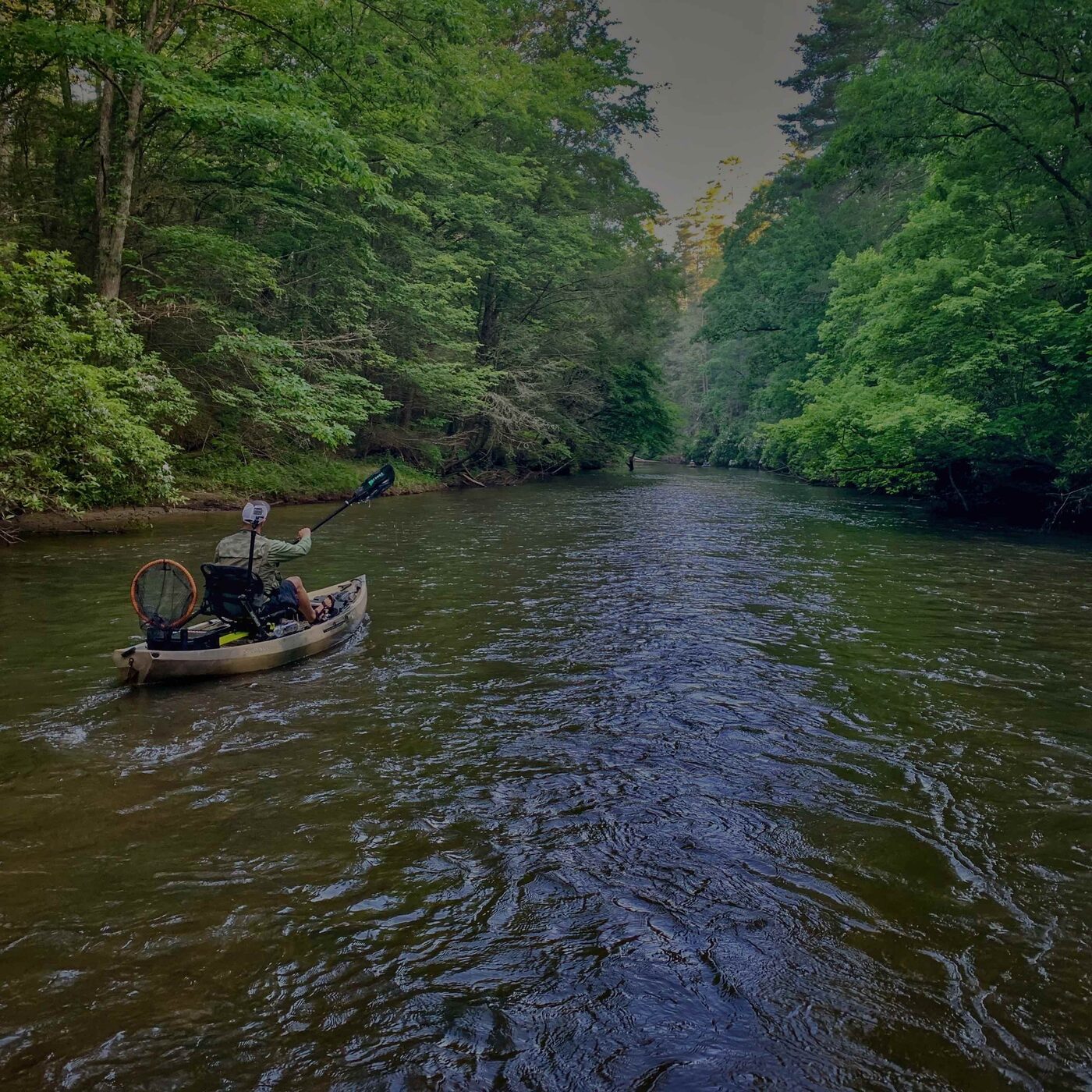 Two NuCanoe kayaks on a Vermont river